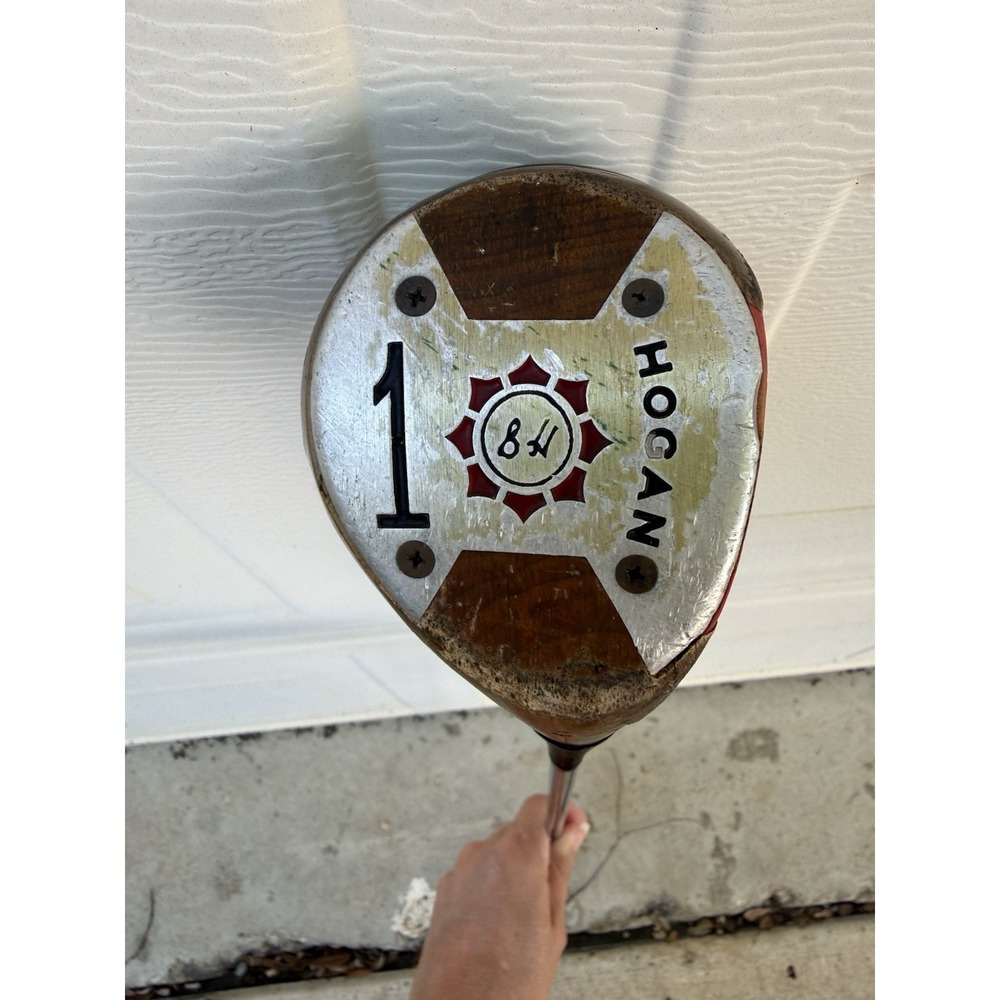 Vintage Ben Hogan Speed Slot Persimmon 1 Wood Driver RH Steel Shaft 1966 - 1972